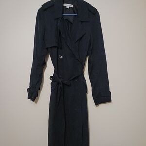 Navy Blue New York & Company Trench Coat